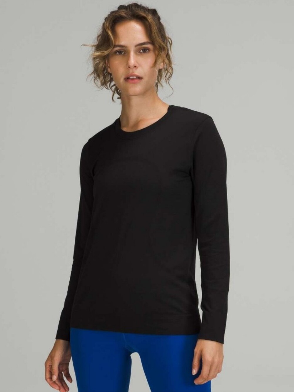 LULULEMON Swiftly Relaxed Long Sleeve Shirt 2.0 Black Size 6